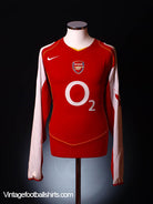2004-05 Arsenal Home Shirt XL Football Shirt