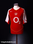 2004-05 Arsenal Home Shirt XL Football Shirt