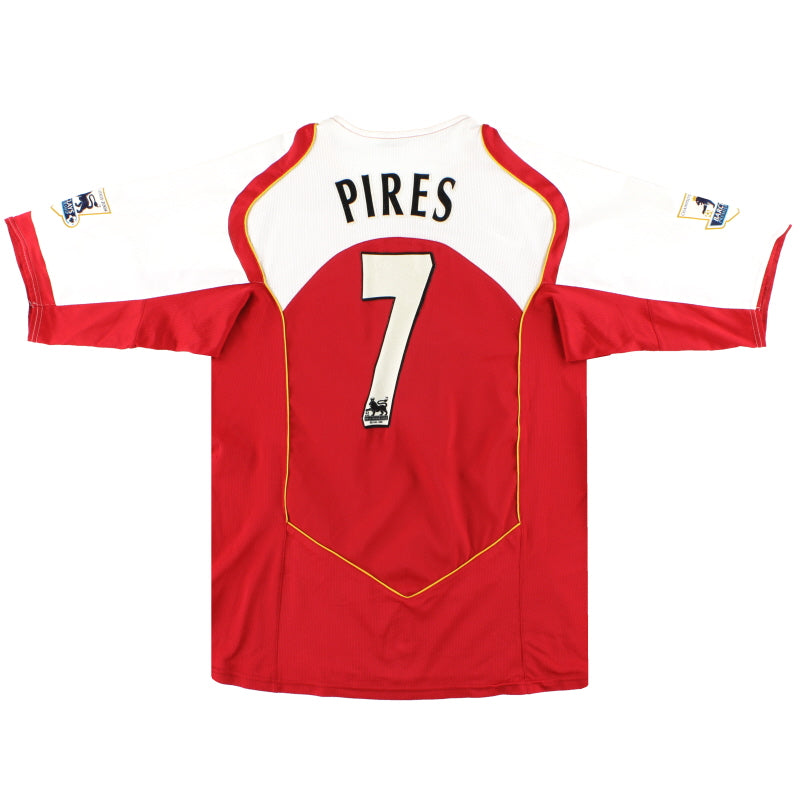 2004-05 Arsenal Nike Home Shirt Pires #7 L Football Shirt