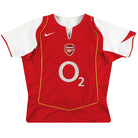 2004-05 Arsenal Nike Womens Home Shirt S Football Shirt