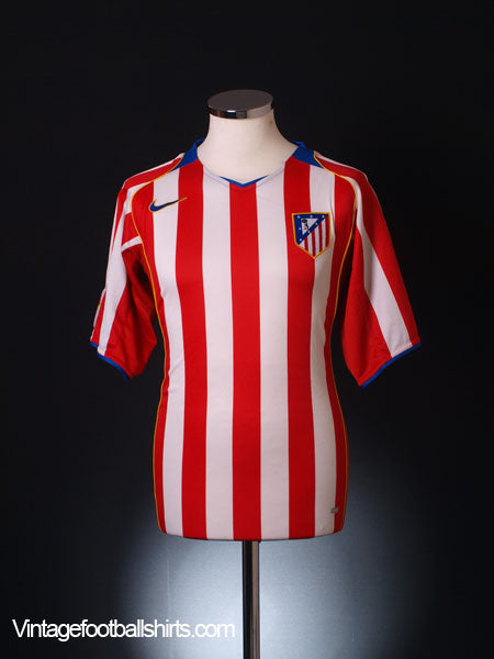 2004-05 Atletico Madrid Home Shirt XL.Boys Football Shirt