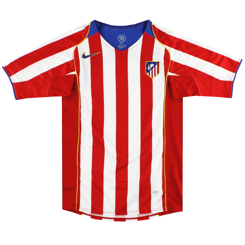 2004-05 Atletico Madrid Nike Home Shirt XL.Boys Football Shirt