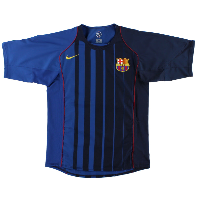 2004-05 Barcelona Away Shirt M Football Shirt