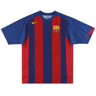 2004-05 Barcelona Nike Basic Home Shirt L Football Shirt