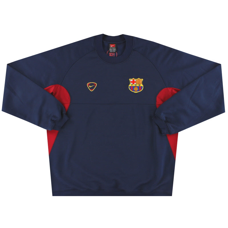 2004-05 Barcelona Nike Sweatshirt L Sweatshirt