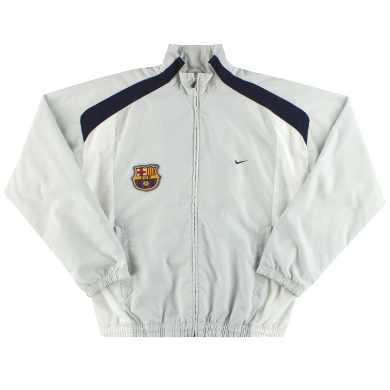 2004-05 Barcelona Nike Track Jacket L 112691 | Vintage Football Shirts