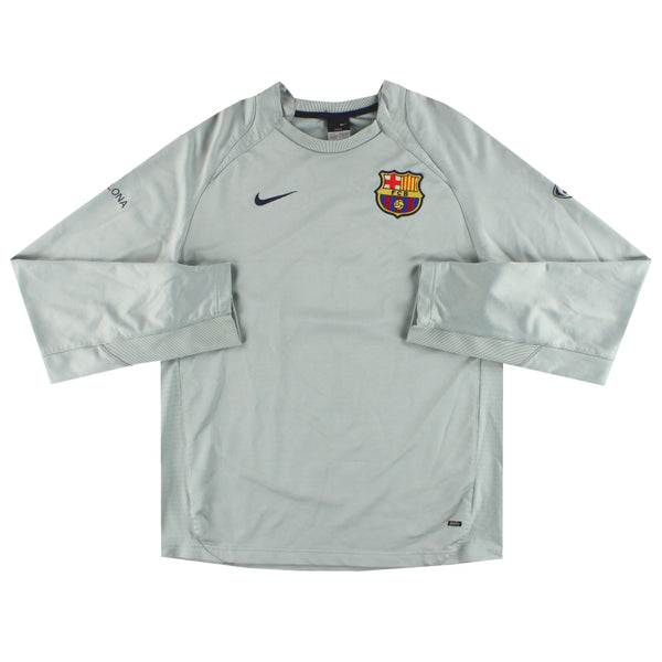 2004-05 Barcelona Nike Training Top L/S M F5MSP | Vintage Football