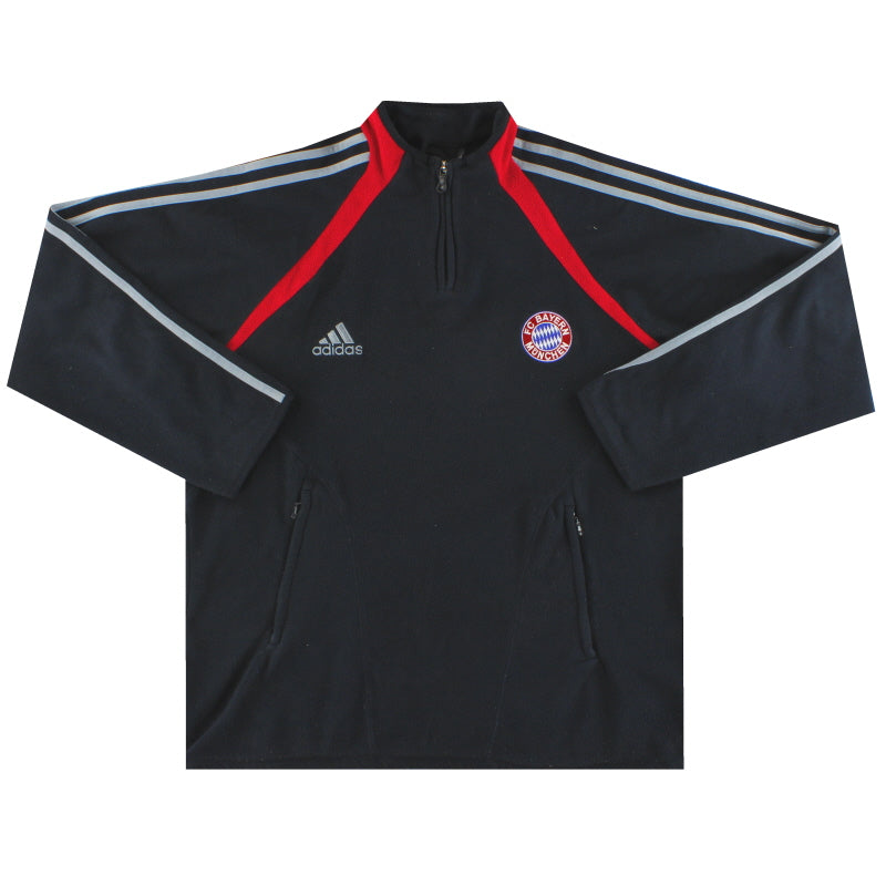 2004-05 Bayern Munich adidas 1/4 Zip Fleece XL Football Shirt