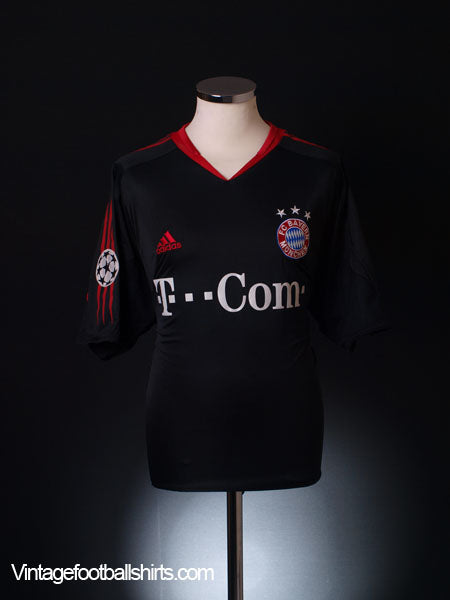 2004-05 Bayern Munich Champions League Away Shirt L Football Shirt