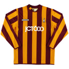 2004-05 Bradford City Diadora Home Shirt L/S M Football Shirt