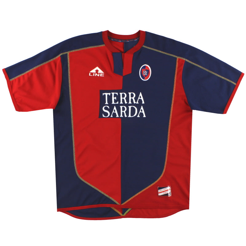 2004-05 Cagliari Home Shirt Zola #10 XL | Vintage Football Shirts