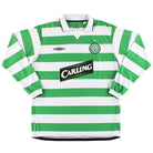 2004-05 Celtic Umbro Home Shirt L/S *Mint* S Football Shirt