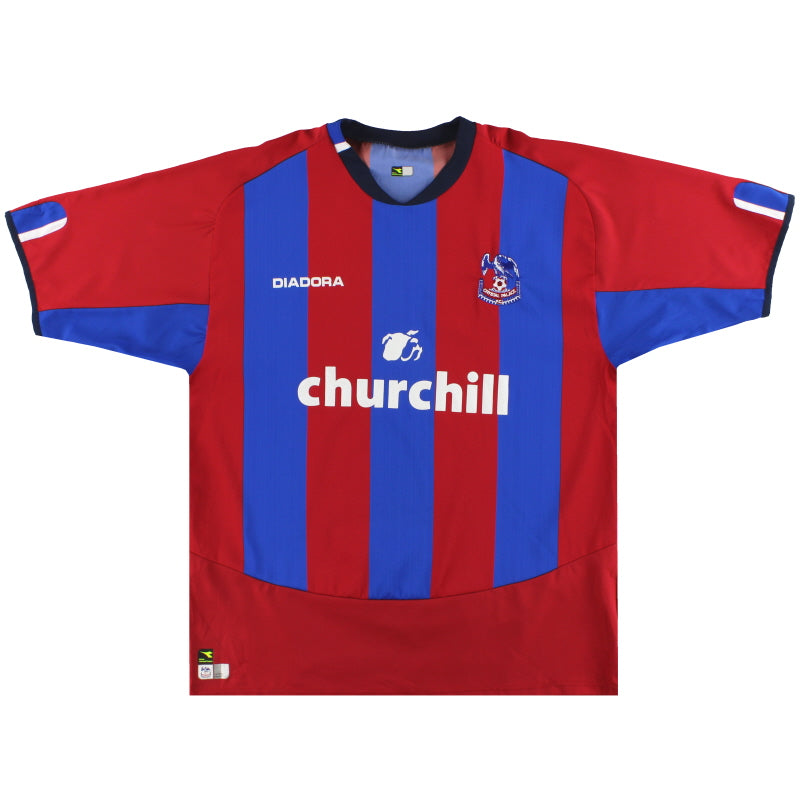 2004-05 Crystal Palace Diadora Home Shirt XL Football Shirt