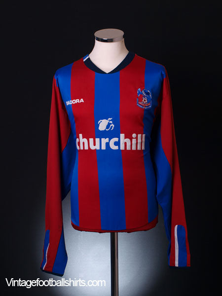 2004-05 Crystal Palace Home Shirt L/S XXL Football Shirt