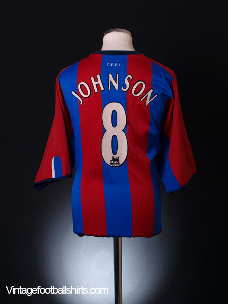 2004-05 Crystal Palace Home Shirt Johnson #8 XXXL Football Shirt