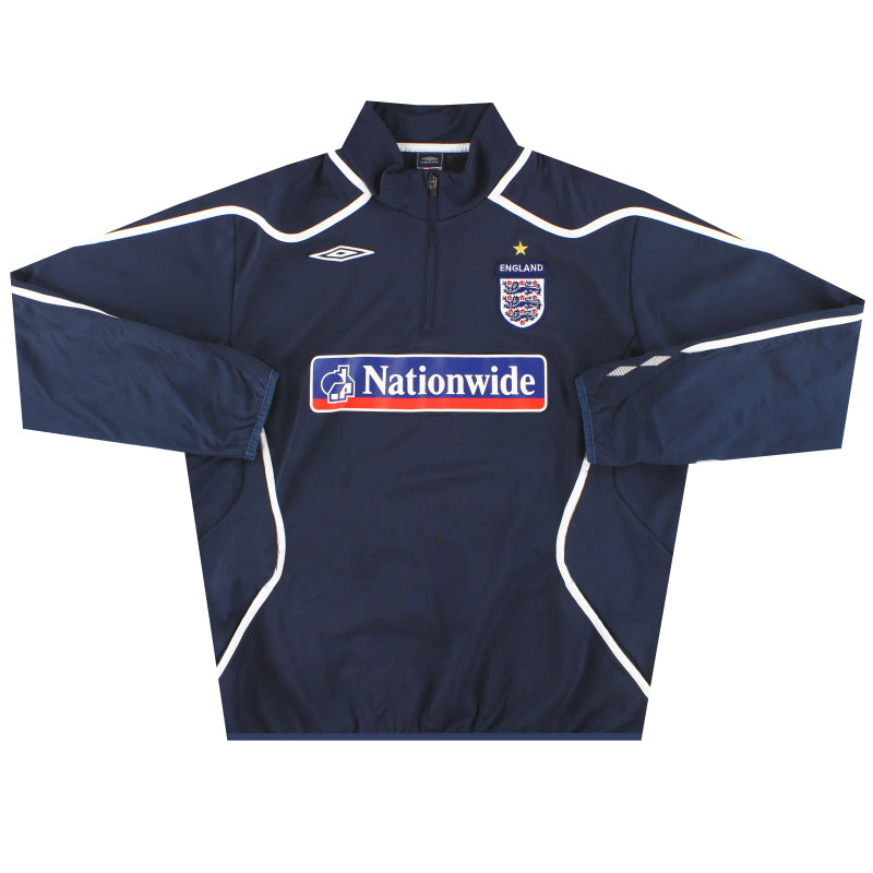 2004-05 England Umbro 1/4 Zip Training Top XXL Football Shirt