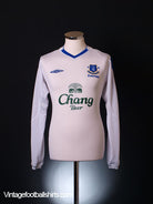 2004-05 Everton Away Shirt *Mint* L/S M Football Shirt