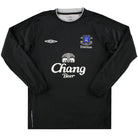 2004-05 Everton Umbro Goalkeeper Shirt M Football Shirt