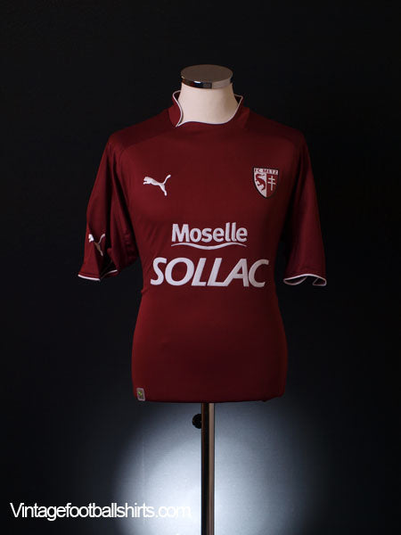 2004-05 FC Metz Home Shirt *BNWT* M Football Shirt
