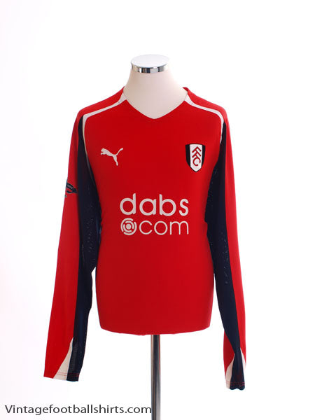 2004-05 Fulham Third Shirt L/S *Mint* L Football Shirt