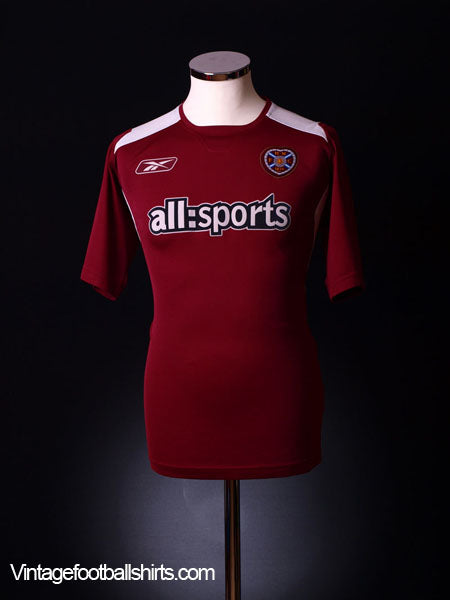 2004-05 Hearts Home Shirt M Football Shirt