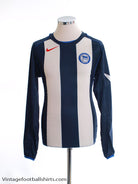2004-05 Hertha Berlin Home Shirt L/S M Football Shirt