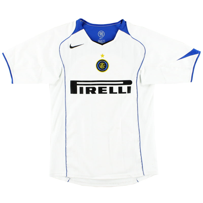 2004-05 Inter Milan Away Shirt L.Boys Football Shirt