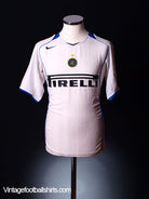 2004-05 Inter Milan Away Shirt L Football Shirt