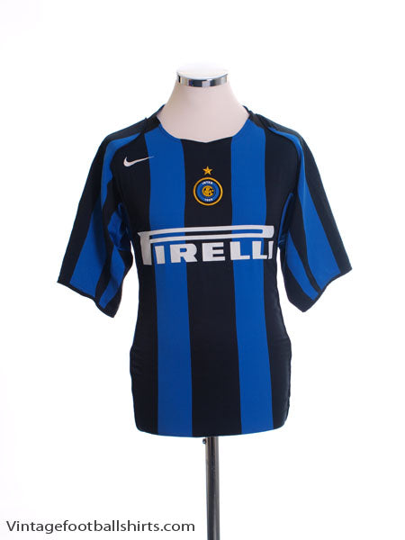 2004-05 Inter Milan Home Shirt *Mint* L Football Shirt