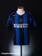 2004-05 Inter Milan Home Shirt *Mint* XL Football Shirt