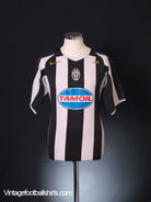 2004-05 Juventus Champions League Shirt L Football Shirt