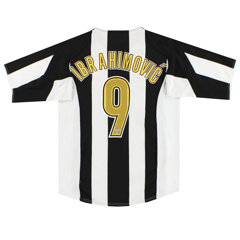 2004-05 Juventus Nike Home Shirt Ibrahimović #9 M Football Shirt