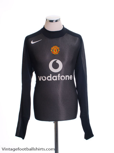 2004-05 Manchester United Goalkeeper Shirt *Mint* L Football Shirt
