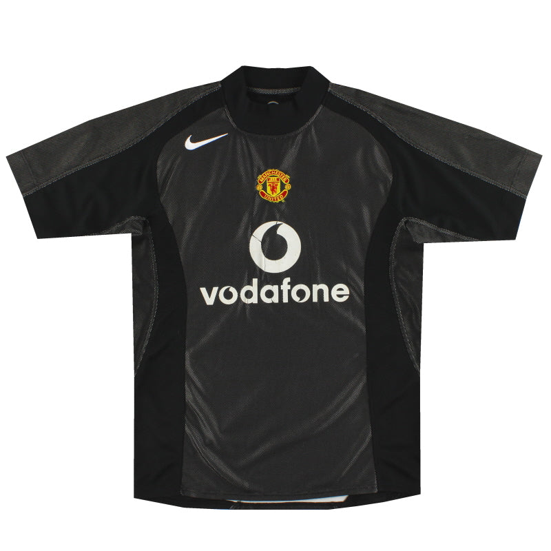2004-05 Manchester United Nike Goalkeeper Shirt M.Boys Football Shirt