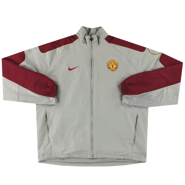 2004-05 Manchester United Nike Track Jacket L | Vintage Football