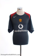 2004-05 Manchester United Training Shirt L Training Shirt