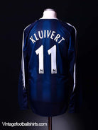2004-05 Newcastle Away Shirt *Kluivert No11* *LS* L Football Shirt