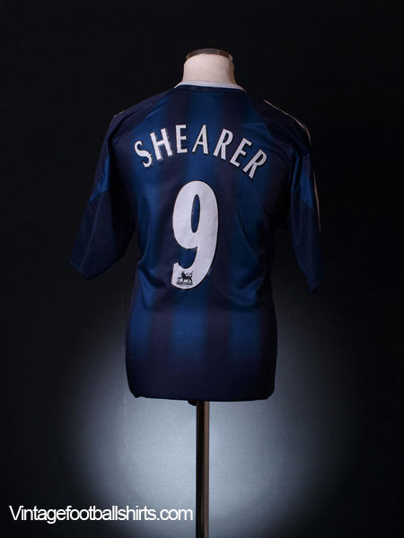 2004-05 Newcastle Away Shirt Shearer #9 *As new* M Football Shirt