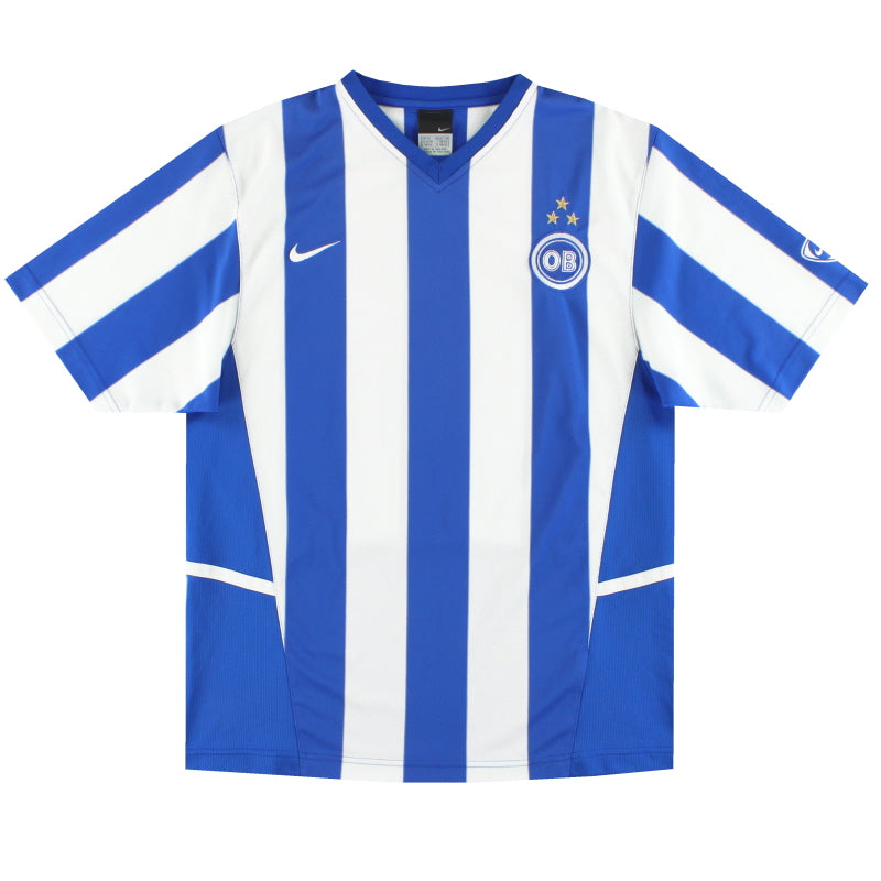 2004-05 Odense BK Nike Home Shirt M Football Shirt