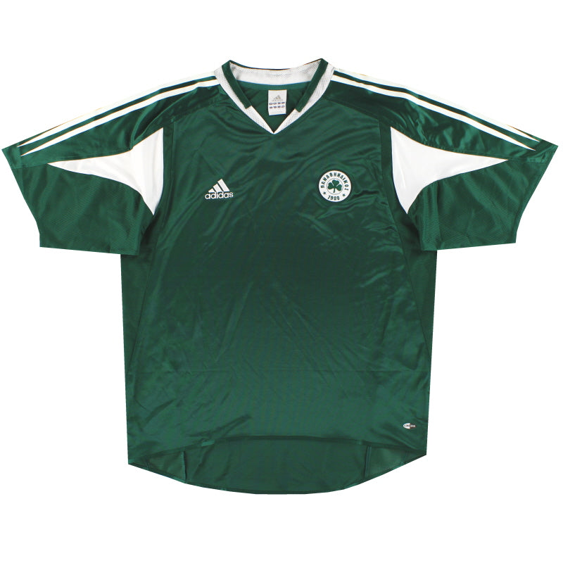 2004-05 Panathinaikos adidas Home Shirt *Mint* L Football Shirt