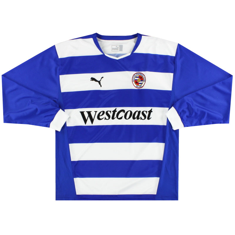 2004-05 Reading Puma Home Shirt L/S L Football Shirt