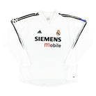 2004-05 Real Madrid adidas CL Home Shirt L/S *Mint* XXL Football Shirt