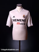 2004-05 Real Madrid Home Shirt L Football Shirt