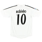 2004-05 Real Madrid adidas Home Shirt Robinho #10 S Football Shirt