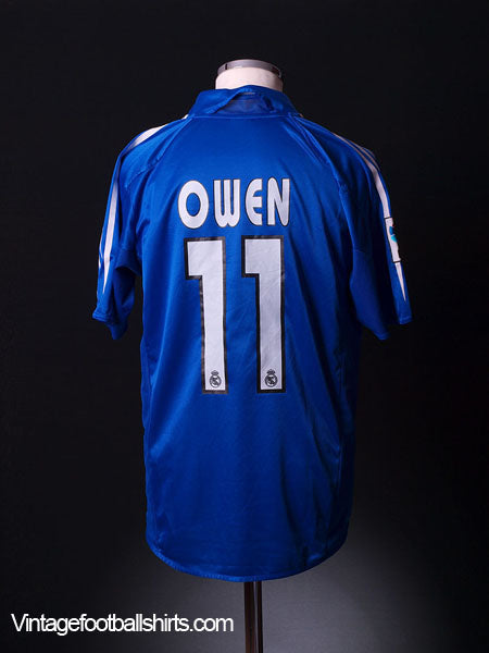 2004-05 Real Madrid Third Shirt *Owen No11* S Football Shirt