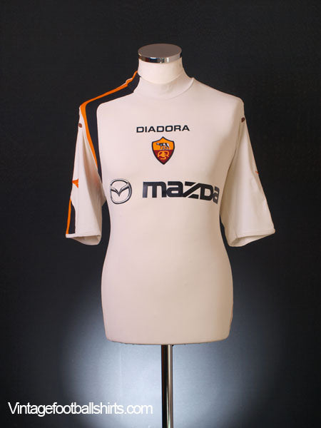 2004-05 Roma Away Shirt XL Football Shirt