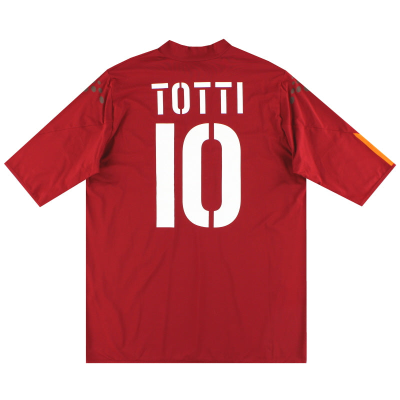 2004-05 Roma Diadora 'Limited Edition' Home Shirt Totti #10 XL