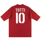 2004-05 Roma Diadora 'Limited Edition' Home Shirt Totti #10 XL Football Shirt