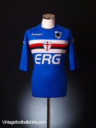 2004-05 Sampdoria Home Shirt L Football Shirt