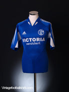 2004-05 Schalke Home Shirt M Football Shirt